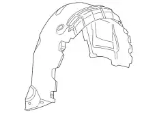 Подкрылок GM 23327812