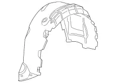 Подкрылок GM 23327813