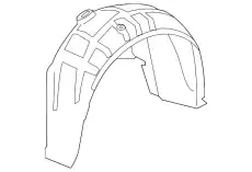 Подкрылок GM 23331659