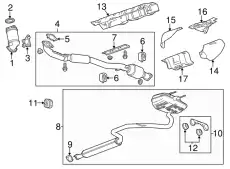 F-MUFFLER 23333715 GM