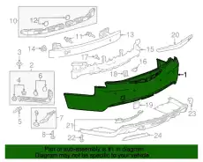 F-FASCIA 23336072 GM