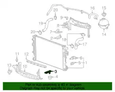 F-BRACKET 23336327 GM