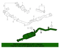 F-MUFFLER 23363062 GM