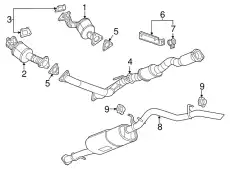 F-MUFFLER 23363062 GM