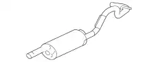 F-MUFFLER 23364881 GM