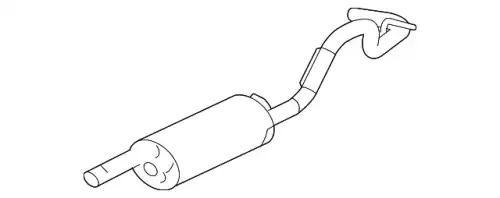 F-MUFFLER 23364881 GM