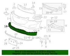 FASCIA 23370461 GM