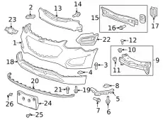FASCIA 23370461 GM
