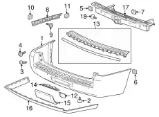 FASCIA 23386116 GM