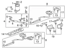 F-MUFFLER 23405784 GM