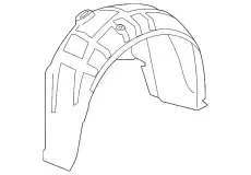 Подкрылок GM 23408658