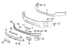 FASCIA 23432519 GM