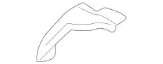  ОПОРНАЯ ПЛАНКА КРЫЛА (23438030) GM