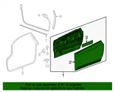 F-DOOR 23438100 GM