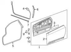 F-DOOR 23438100 GM