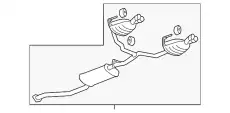 F-MUFFLER 23452801 GM