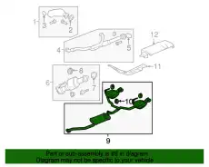 F-MUFFLER 23452801 GM