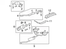 F-MUFFLER 23452801 GM