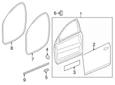DOOR 23455015 GM