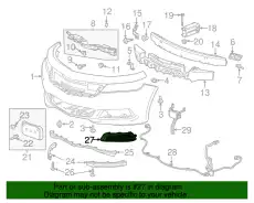 Решетка радиатора GM 23455347