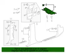 F-MOLDING 23483727 GM