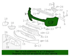 FASCIA 23484645 GM