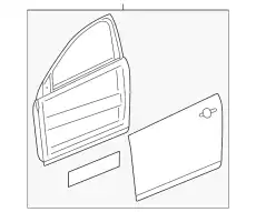 DOOR 23489912 GM