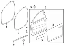 DOOR 23489912 GM