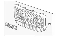 Решетка радиатора GM 23496235