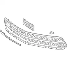 Решетка радиатора GM 23507621