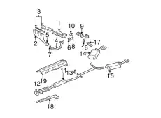 MUFFLER 25693404 GM