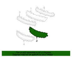 Решетка радиатора GM 25784042