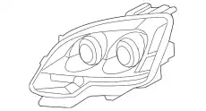 Фара GM 25796709