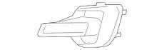 Решетка бампера GM 25798751