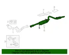 MUFFLER 25811686 GM
