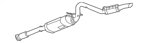MUFFLER 25811686 GM