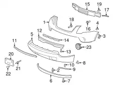 FASCIA 25832805 GM
