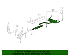 MUFFLER 25844217 GM