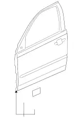 DOOR 25847195 GM
