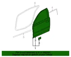 DOOR 25847195 GM