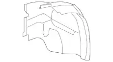 Подкрылок GM 25849001