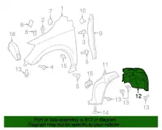 Подкрылок GM 25849001