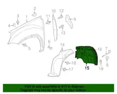 Подкрылок GM 25849006