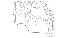 Подкрылок GM 25849011