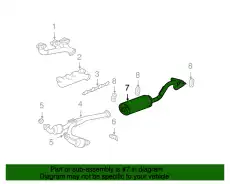 MUFFLER 25849057 GM