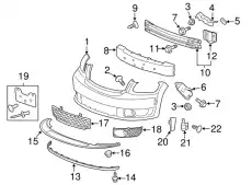 FASCIA 25858225 GM