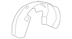 Подкрылок GM 25860904