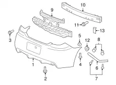 FASCIA 25876636 GM
