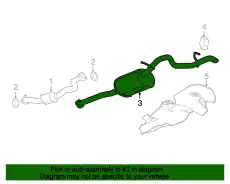 MUFFLER 25878015 GM