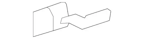 Ручка двери GM 25879547